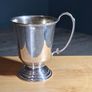 925 Sterling Silver Christening or Baptism Cup Image 2