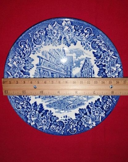 Rare Vintage English Ironstone Plate (Dickens' "The Old Curiosity Shop")