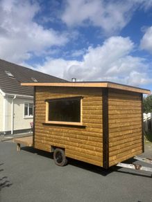 10-Person Mobile Wood-Fired Sauna