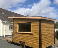 10-Person Mobile Wood-Fired Sauna