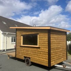 10-Person Mobile Wood-Fired Sauna