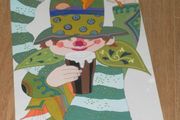 Watercolour: Quick on the Draught World Cup '98. Original Artwork By Piet Sluis.