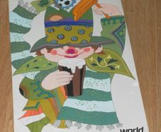 Watercolour: Quick on the Draught World Cup '98. Original Artwork By Piet Sluis.