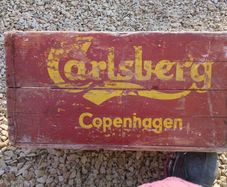 Calsberg vintage crate