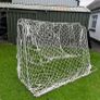 Two 8 foot x 5 foot soccer goalposts Image 3