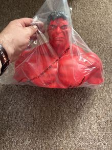 Red hulk popcorn bucket brand new
