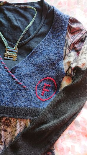 Woolly, Navy/Black Dress. Size 10