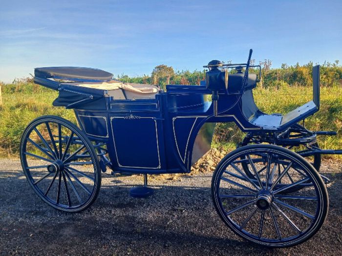1903 Burlington Landaulette horse drawn carriage