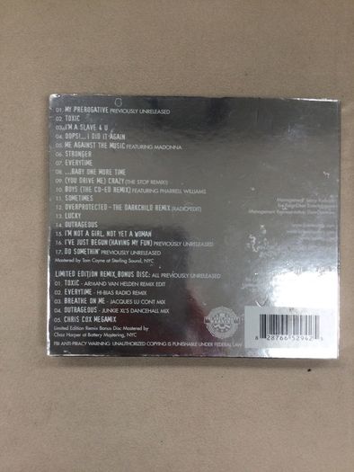 Britney Spears greatest hits 2 cd set rare case Madonna
