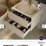 bathroom vanity unit with basin Image 2