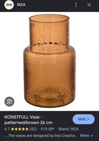 large brown vase