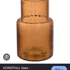 large brown vase