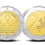 Belgium 2 Euro Commemorative Coin 2024 - Fight against Cancer. Coincard. BU Image 2