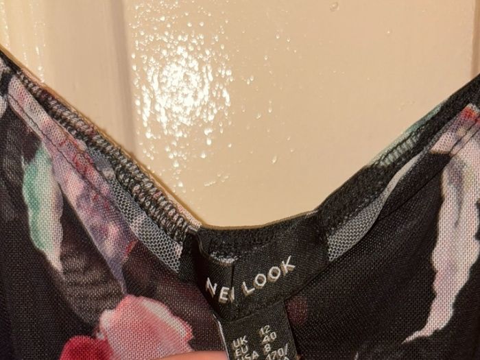 New Look Mesh Floral Bodysuit