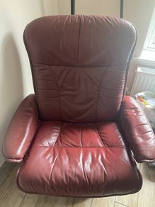 leather chair by ekornes