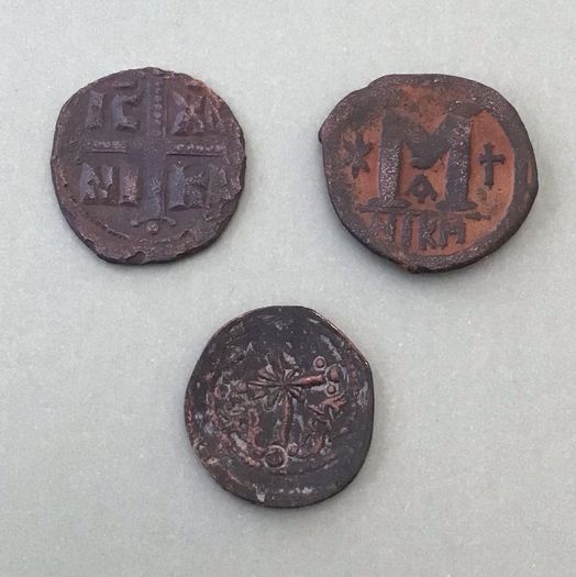 Byzantine Follis X3