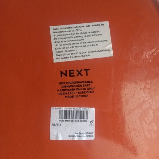 Next Roasting Pot / Casserole Dish Pumpkin halloween