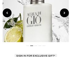 Armani Aqua di Gio 200ml parfum for him