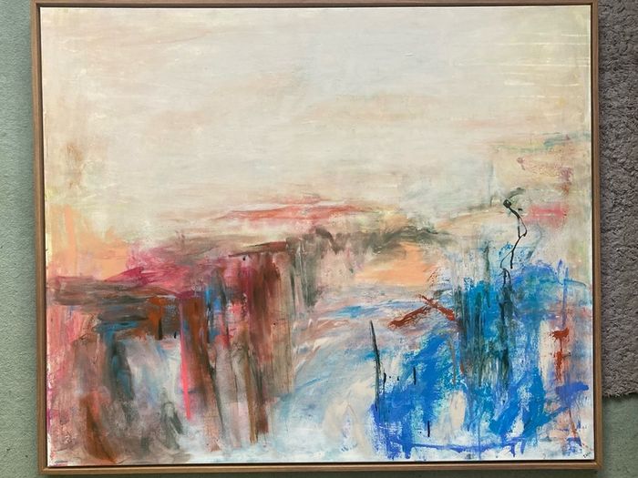 LARGE Framed Original Art Dublin Original abstract art original landscape Dublin  contemporary art