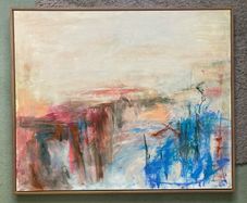 LARGE Framed Original Art Dublin Original abstract art original landscape Dublin  contemporary art