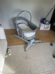 chicco cot/ high chair
