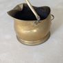 Vintage brass coal scuttle and fireplace companion set Image 2