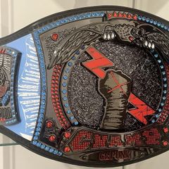 Rare WWE CM Punk custom championship belt
