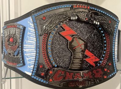 Rare WWE CM Punk custom championship belt