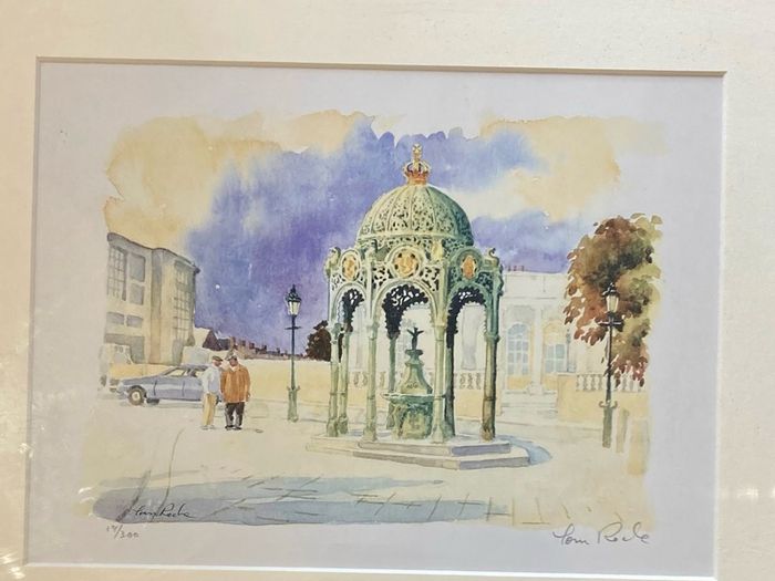 Limited Edition Tom Roche print of DunLaoghaire
