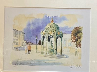 Limited Edition Tom Roche print of DunLaoghaire