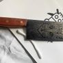 Unique Nakiri Knife Engraved By Di'Casteel Image 3