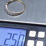 Vintage Birmingham Hallmarked Gold Five Stone Ring Large Size Image 7