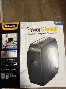 fellowes shredder