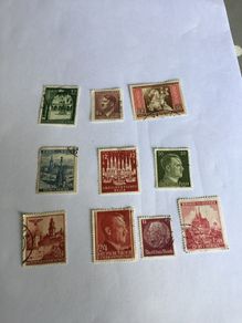 Rare and Genuine WW2 German stamps