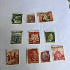 Rare and Genuine WW2 German stamps