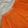 Orange Tulle Knee Length Skirt - 14/16 Image 4