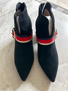 New Leather suede ankle boots