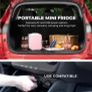 Mini Fridge - Cooler & Warmer | 4 Litre/6 Cans | AC+USB | Portable Small Fridge for Skincare, Bedroom, Dorm, Car, Caravan (MULTIPLE COLOURS) Image 6