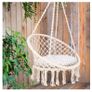 Cream Tassels Hanging Chair Hammock QUALITY with cream cushion!! Image 2