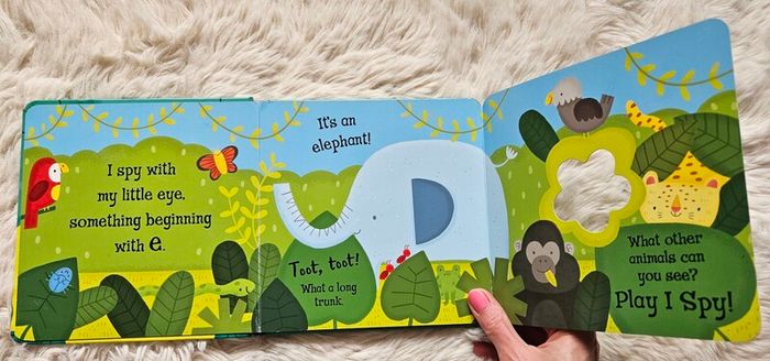 First Nature BEE Toddler Book + FREE Spot and Say JUNGLE Book