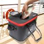 NEW SALE |  Foldable Fish Bucket,Live Fish Container Multi-Functional Live Fish Bait Bucket,Outdoor Camping EVA Fishing Bag and Fish Protection Bucket (10Gallon, Black) Image 6