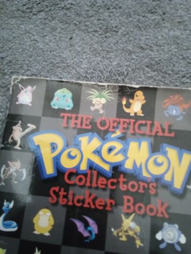 Vintage 1999 Official Pokemon Collector's Sticker Book