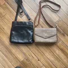 Ladies Crossbody Black & Brown/Coffee Bags as new