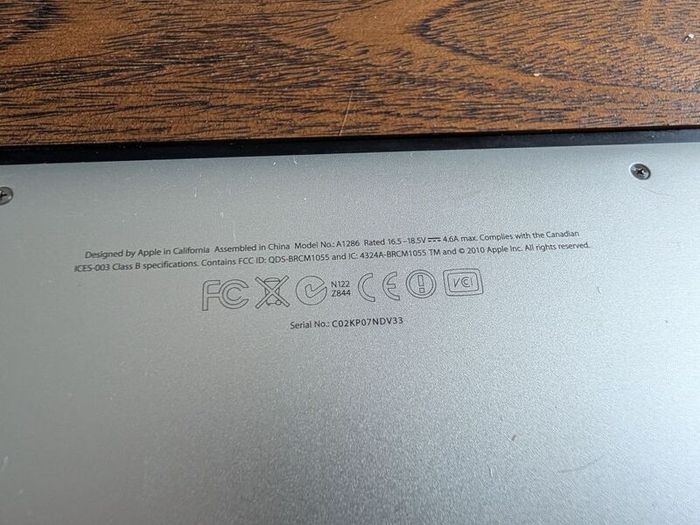Apple MacBook Pro 15" Mid 2012