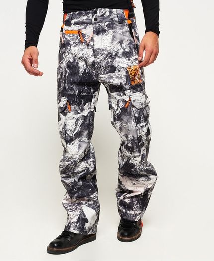 Superdry Snow Ski Pants Cliff Face Camo