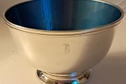 Vintage "Towle" Silversmiths Enameled Silver Bowl