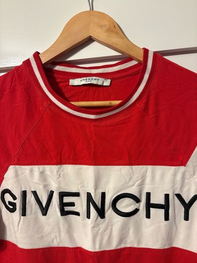 Givenchy red men's t shirt