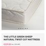 BRAND NEW unused cot Mattress made of 100% natural materials (no microplastics) Image 2