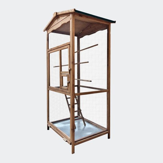 Large Aviary Wood Bird Cage ..free Nationwide Delivery