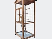 Large Aviary Wood Bird Cage ..free Nationwide Delivery